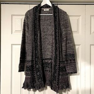 Macy’s style & co gray cardigan